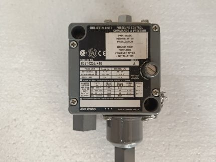 Allen Bradley 836T-T253JX9 Pressure Switch (Series A)